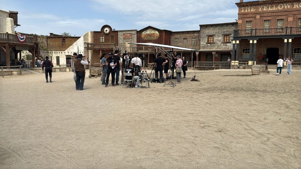 Rodaje western Phil Weasley MiniHollywood Oasys Tabernas Almería